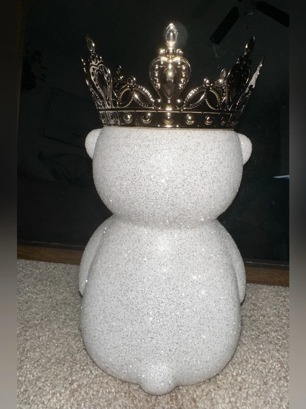Bath & Body Works Royal Polar Bear 3-Wick Candle Holder Pedestal